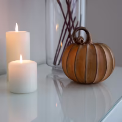 Orange And Gold Speckled Pumpkin - MHRMS266_2