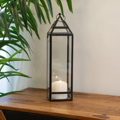 Vintage Antique Bronze Lantern