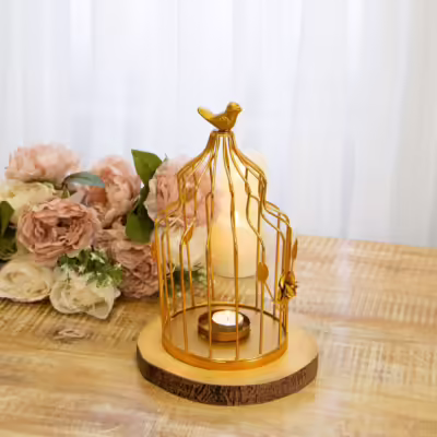 Metal Decorative Birdcage Lantern - MHRMS117-1