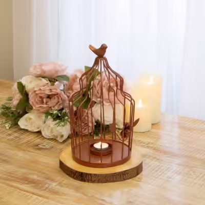 Metal Decorative Birdcage Lantern - MHRMS118-1