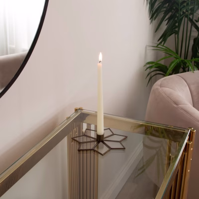 Antique Brass Star Candle Holder - MHRMS006_2